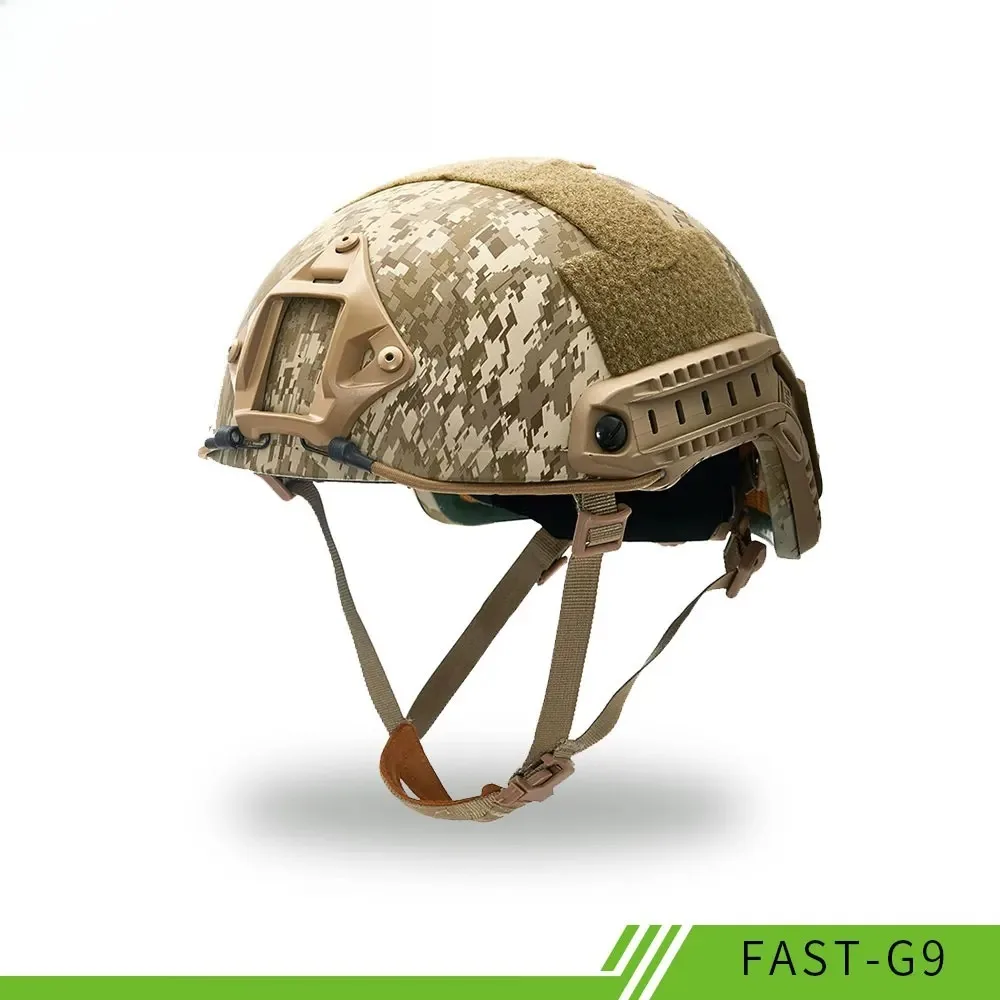 CCGK | Баллистический шлем FAST из материала PE, защита уровня NIJ IIIA, подвесная система FAST