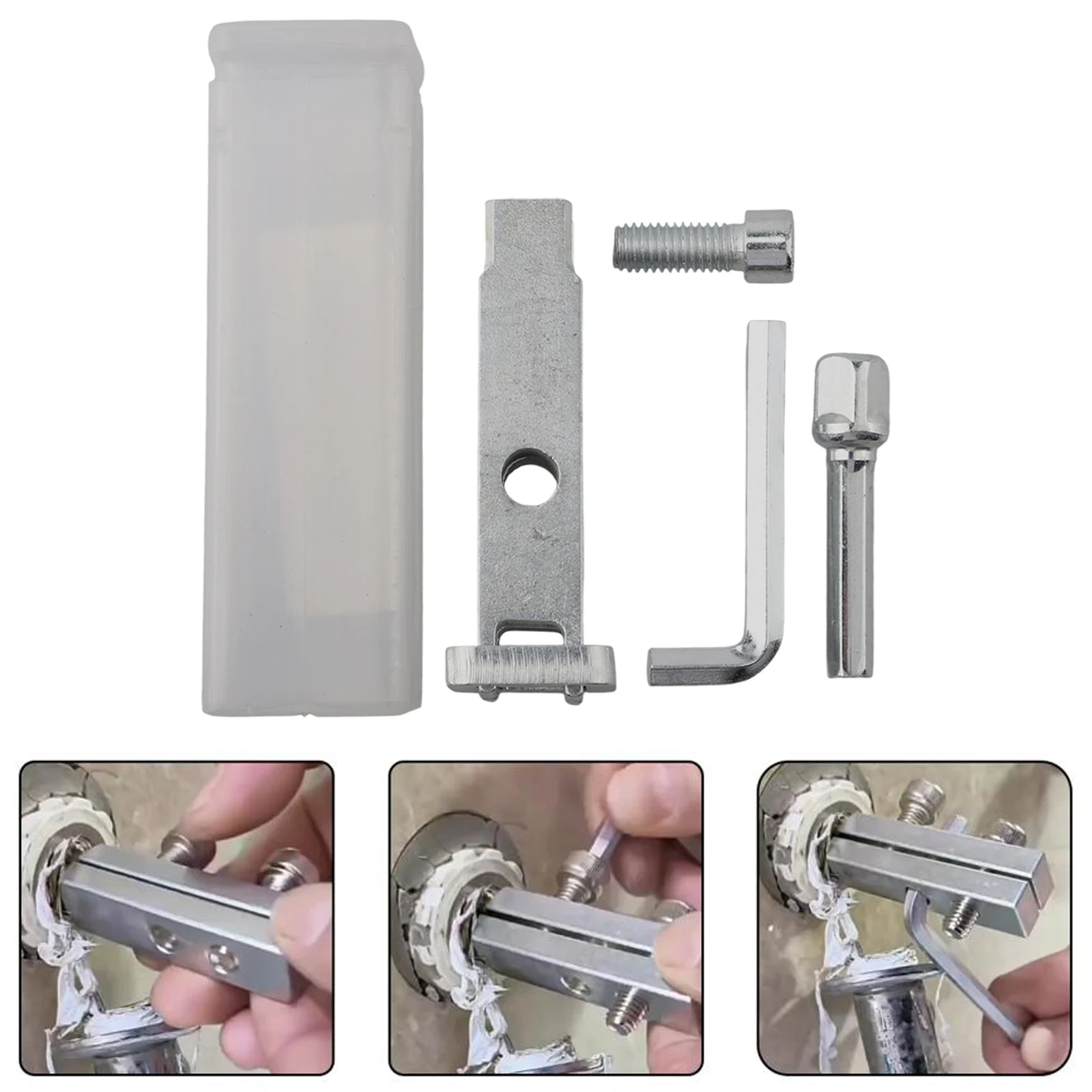 Faucet Angle Valve Broken Wire Extractor Tap Reverse Wire Water Pipe Broken Head Screw Extraction Tool For 20/25MM Broken Wires
