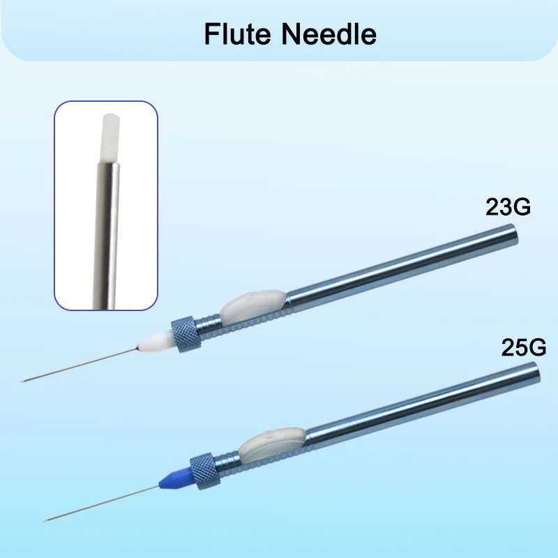 

Офтальмологическая ручка для обратной промывки, ирригационно-аспирационный наконечник, игла-флюте, съемный инструмент для офтальмологической хирургии 23G/25G