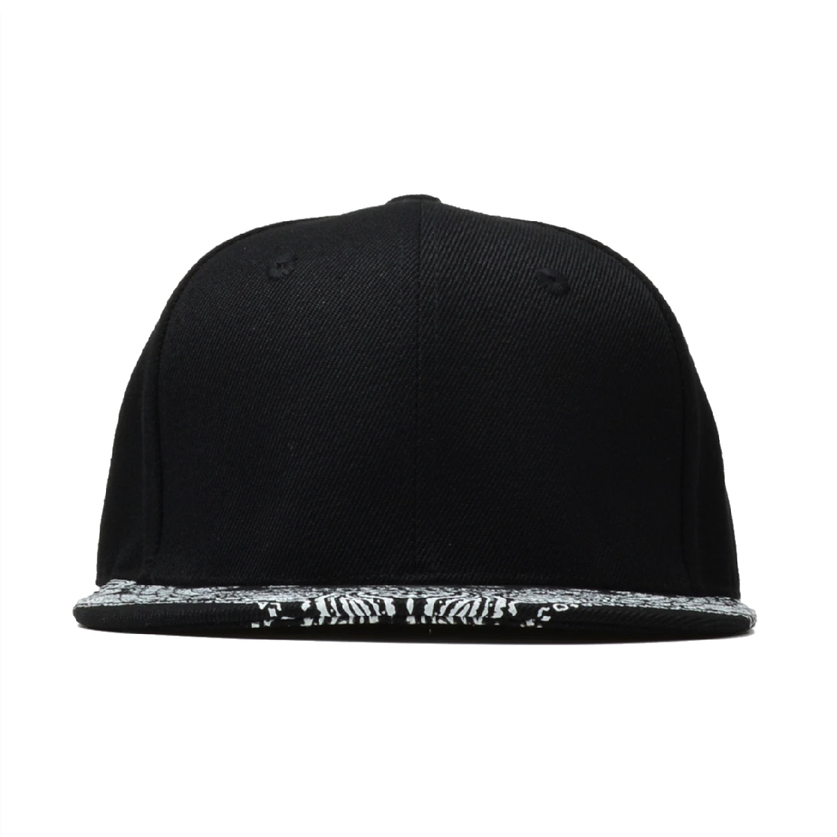 Print Black Snapbacks for Men Women Hip Hop Street Baseball Hats Sun Outdoor Snapback