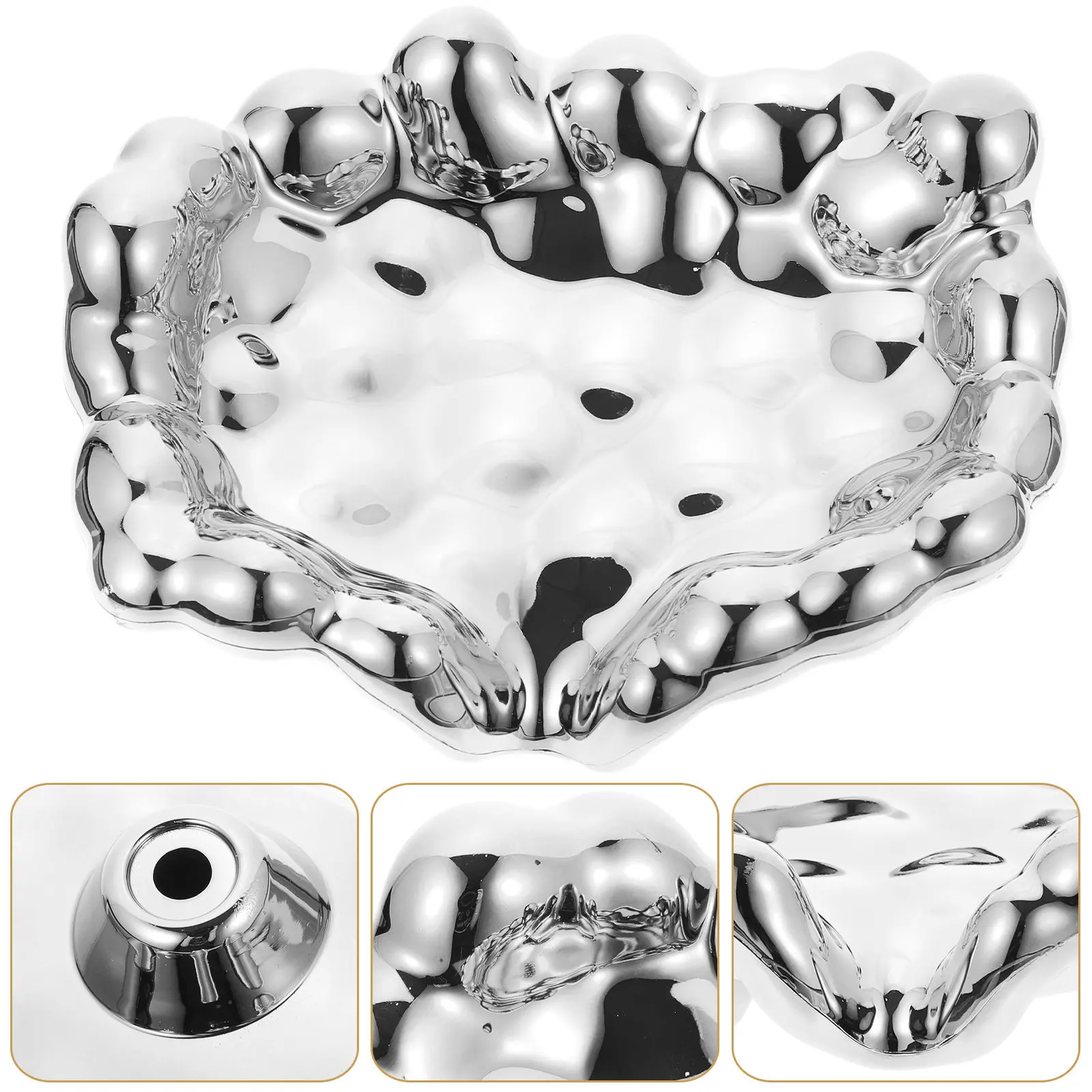 

Электролитически покрытая мыльница-поддон Cloud с самоотводом воды из АБС-пластика для ванной, кухни, раковины, душа, органайзер для хранения