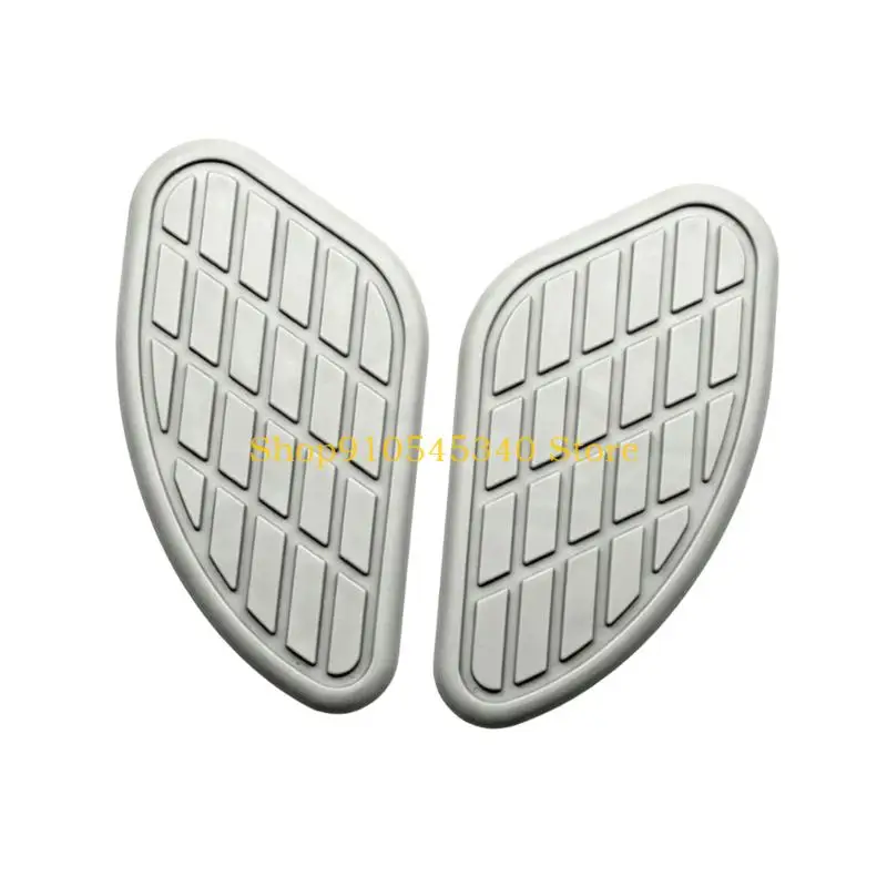 U2JA Tank Side Grip Pads for Motorcycles, Textured Rubber Pair for Leg Contact, Everyday Use and Clean Custom Detail