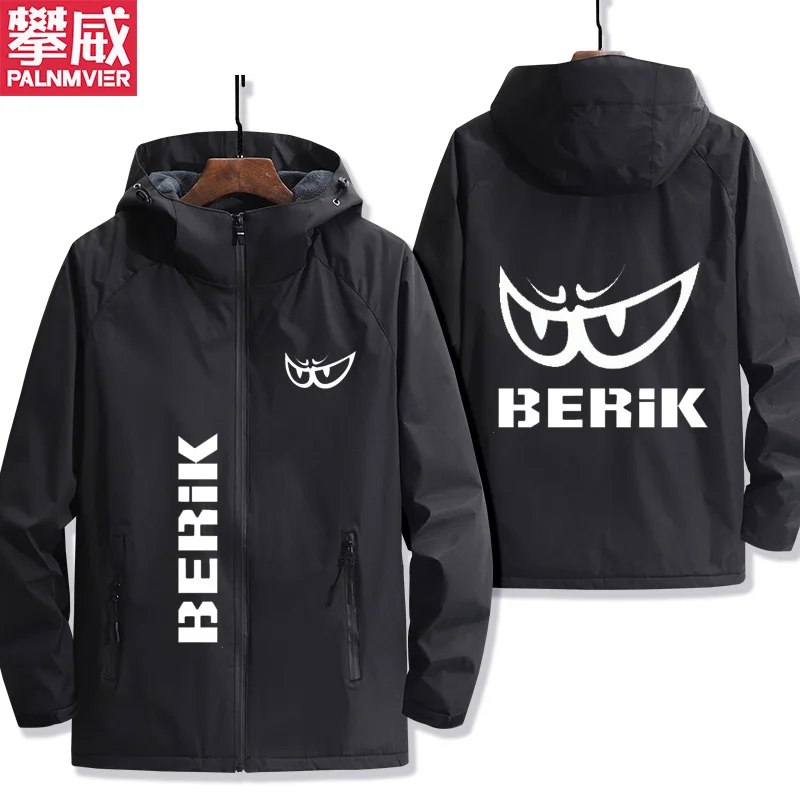 BERIK Motorcycle Riding Suit Large Eye Biker Motorcycle Clothes Racing Winter Men's Large Eye Track Suit Long Sleeve Hoodie J...