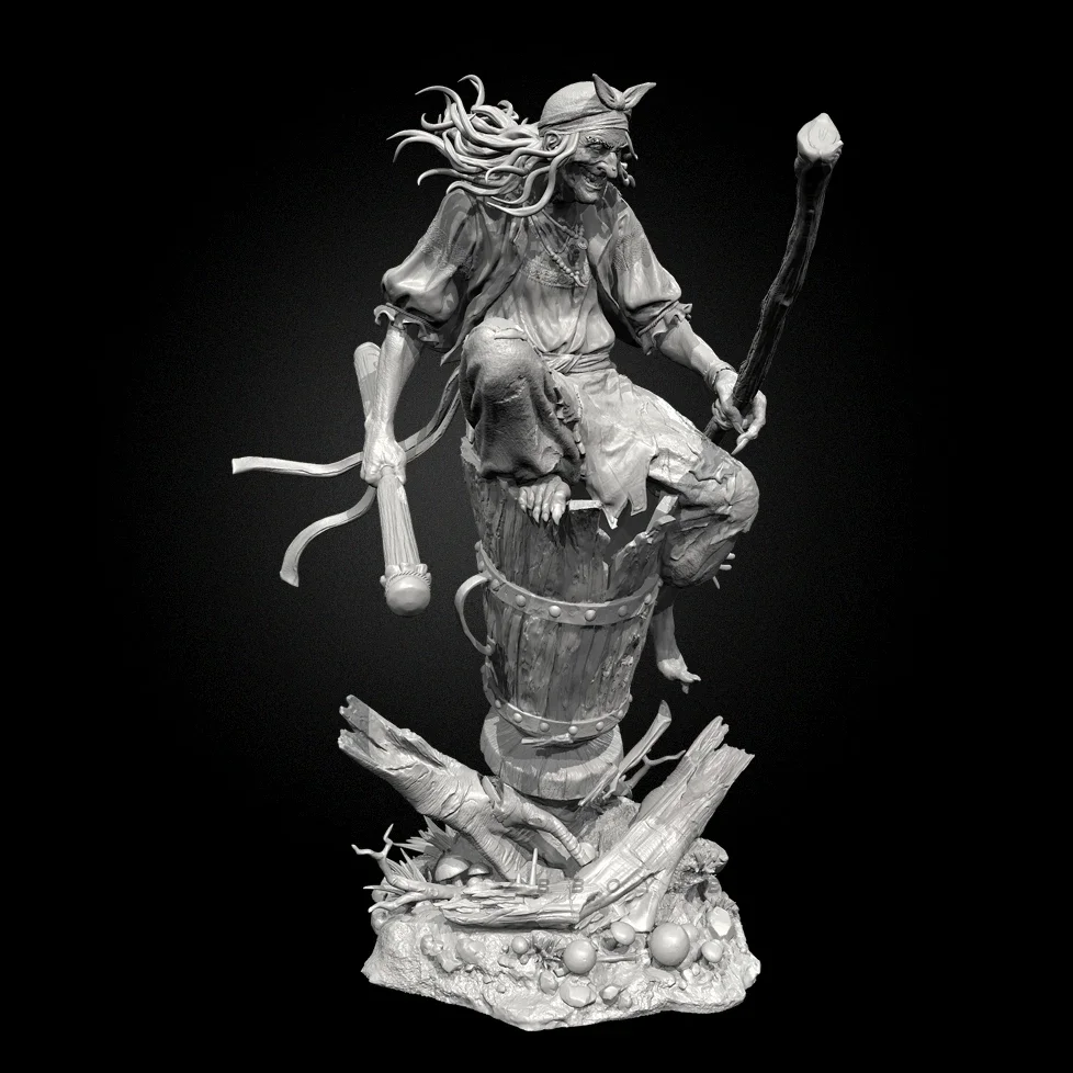 Kits de modèles en résine, hauteurs globales 65mm 85mm 95mm, figurine incolore et auto-assemblée (impression 3D) TD-7420/3D