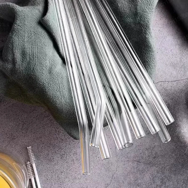 30cm Replacement Long Transparent Straw Compatible with Stanley 40/30 oz Cup Tumbler,for Stanley Clear Straws With Brush ﻿