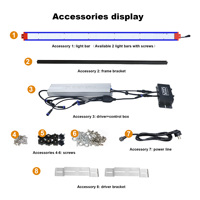 Full Spectrum LED Grow Light 650W Indoor Plant Growth Lamp with Timer Auto On/Off for Growing Light Tent 8h/12h/16h/20h Options