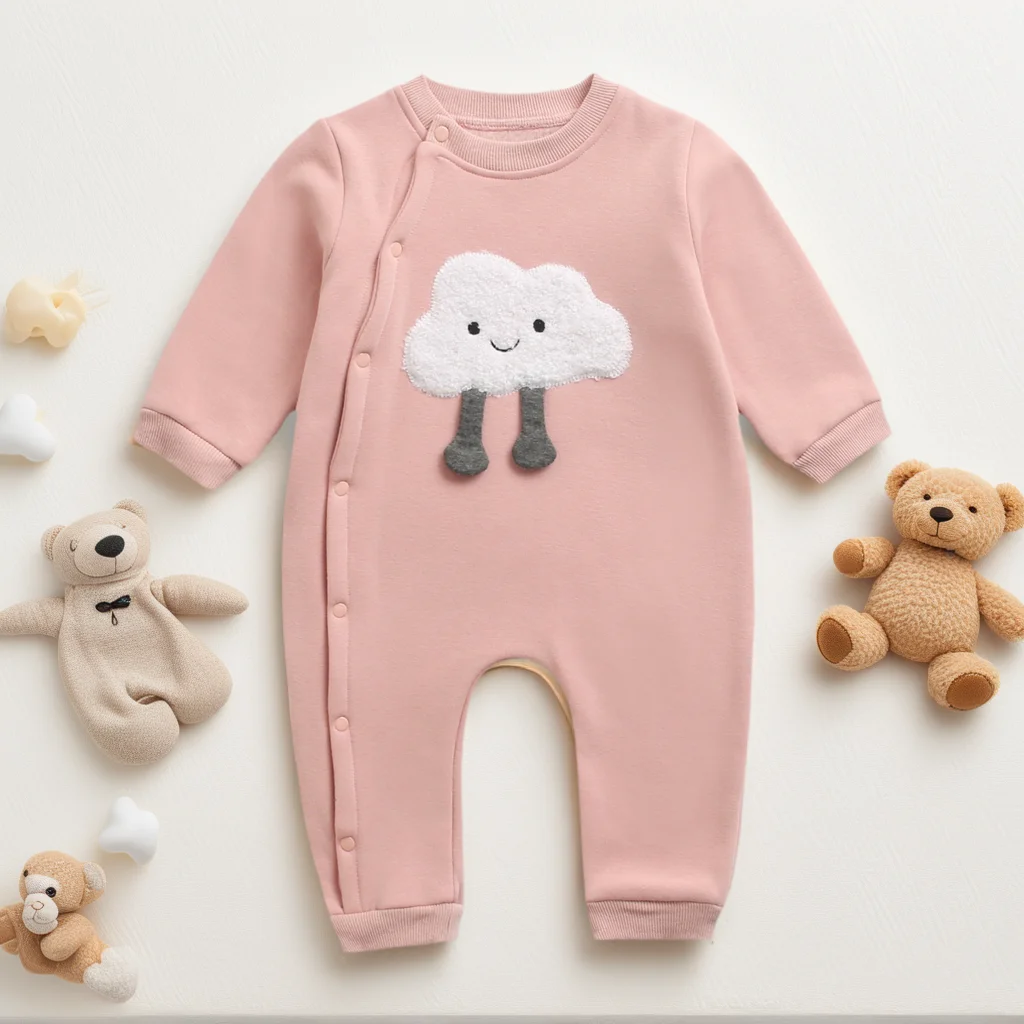Sanlutoz Süße Winter Baby Jungen Mädchen Overalls Langarm Kleinkind Strampler Mode Kleidung Cartoon