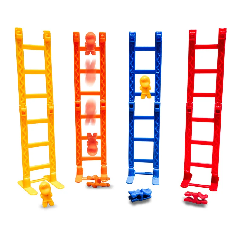 10Pcs/bag New Funny Puzzle DIY Climbing Stairs Toys Wacky Tumble Down The Ladder Children's Puzzle Toys Kids Birthday Party Gift