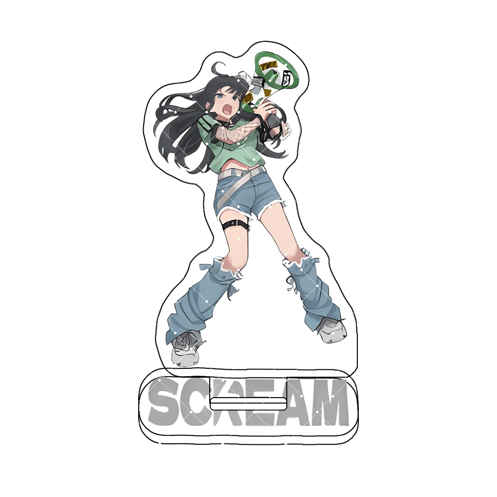 1PC Set Anime Girls Band Cry Acrylic Figure Stand Togenashi Togeari Kawaii Model Plate Desk Display Board Room Gift keychain