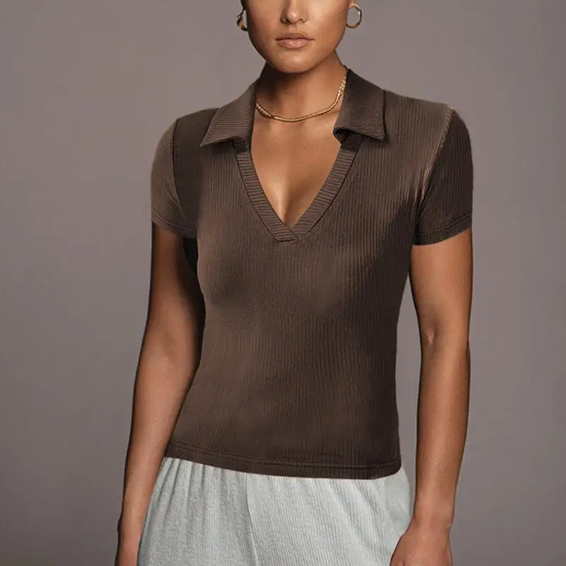 

Новая женская футболка U2478 irts Cool Sensation с тонкими полосками CleanFit CiWalk, подходящая футболка из ацетатного волокна Ain Brand