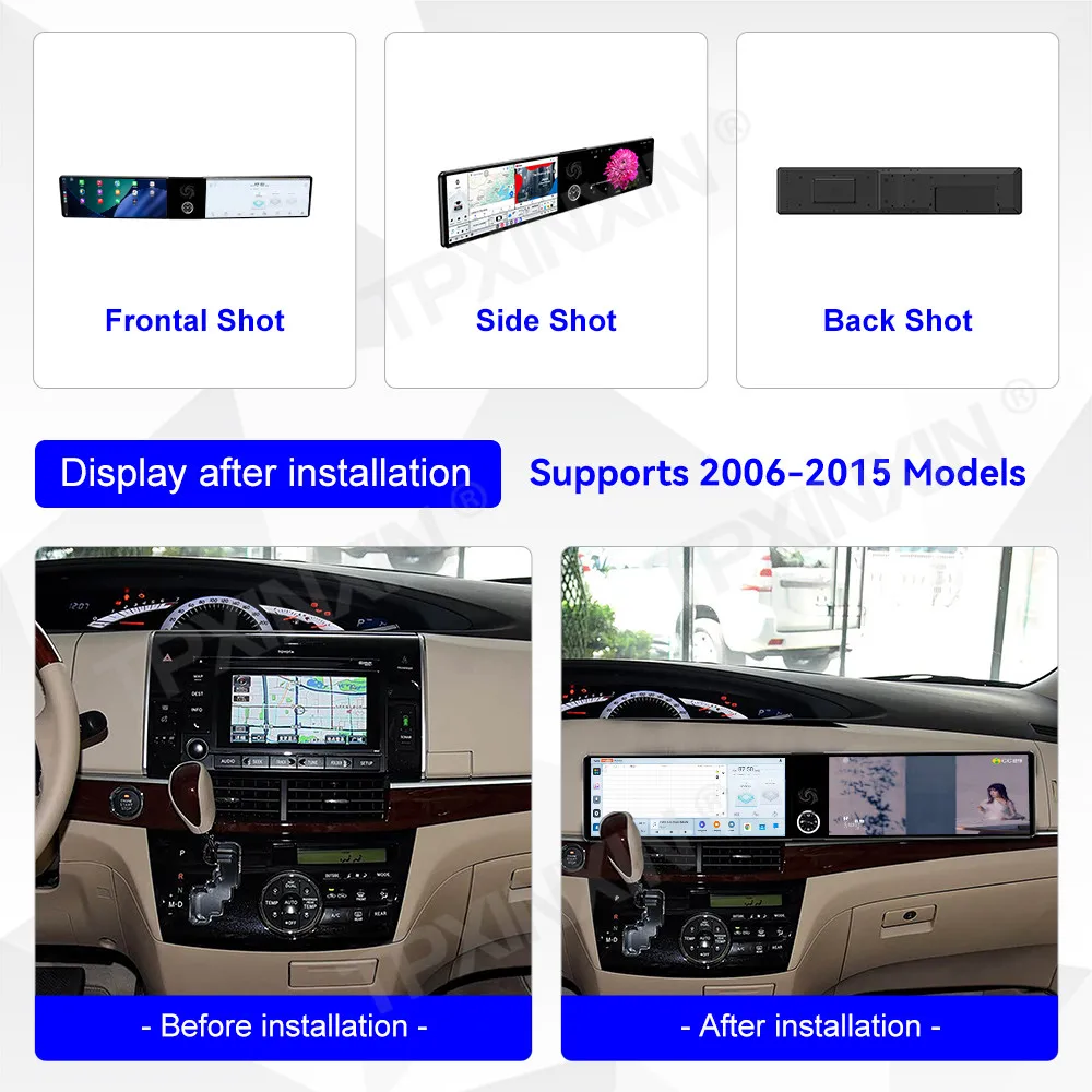 For Toyota Previa Estima 2006-2015 Android Car Radio Multimedia Video Wireless Carplay Autoradio Stereo GPS Navigation Head Unit