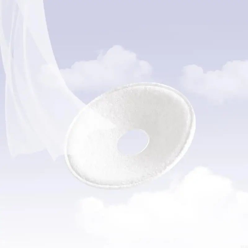 

581F 2Pcs Silver Nursing Cup Pad Nipple Guard Breastfeeding Milk Pad, Leak Resistant Leakproof Breast Pad for Nursing Mother
