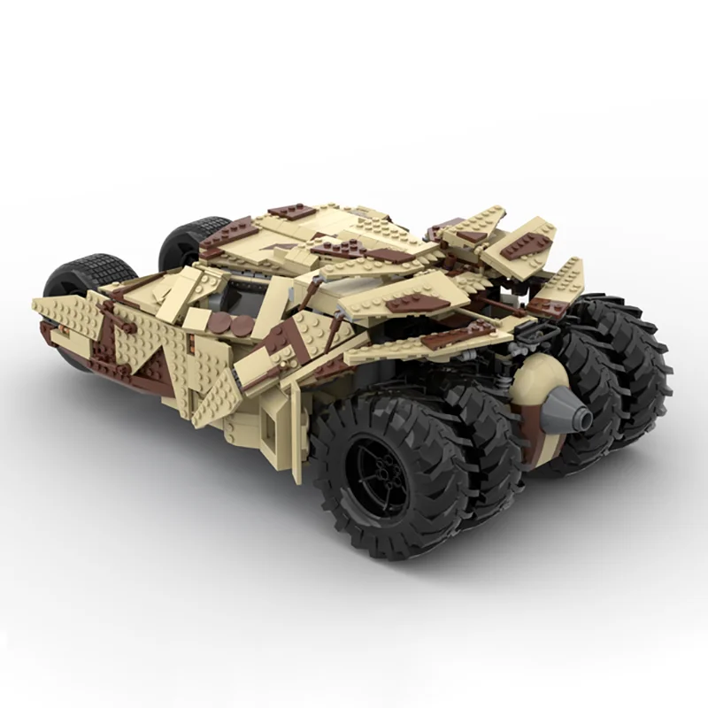 MOC building block car 94647 tumbler batmobile camouflage tumbler assemble toy boy DIY gift