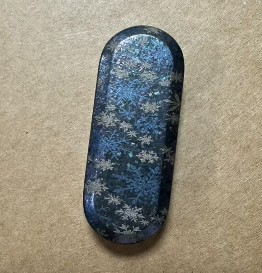 Used EDC Restless ice crystal zirconium Stress Relief Toy Pocket Toy Fidget Slider Decompression Toy