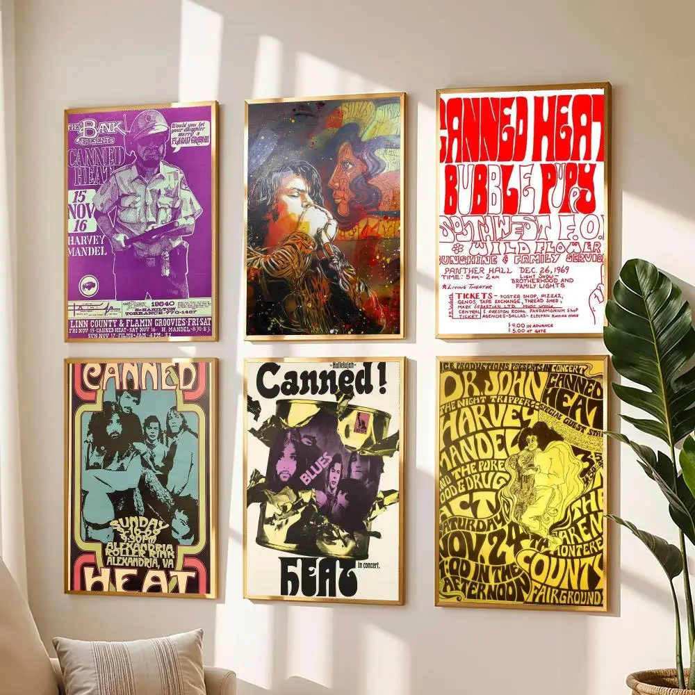 band C-Canned Heat-T Poster Modern Wall Decal for Living Room Cafe Office Bar and Bedroom