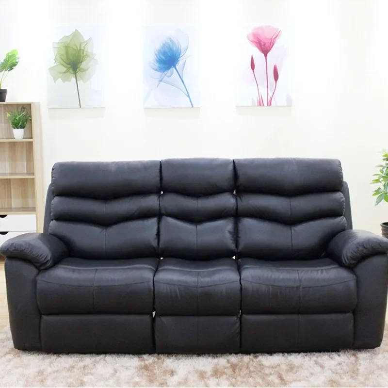 Space Capsule Multifunctional Sofa Office Living Room Three-person Leather OEM Electric European Style