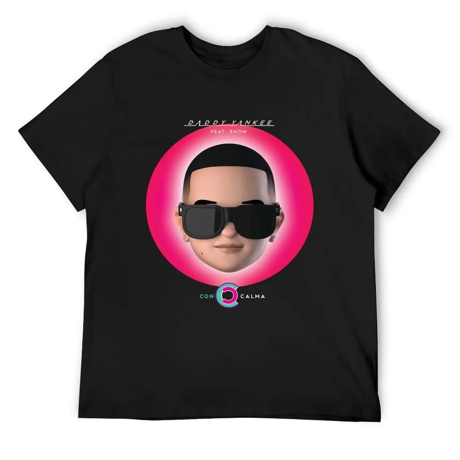 

Daddy Yankee-Con Calma Camiseta clásica футболка Croswit рубашка мужские заготовки роскошная футболка одежда забавные футболки для мужчин