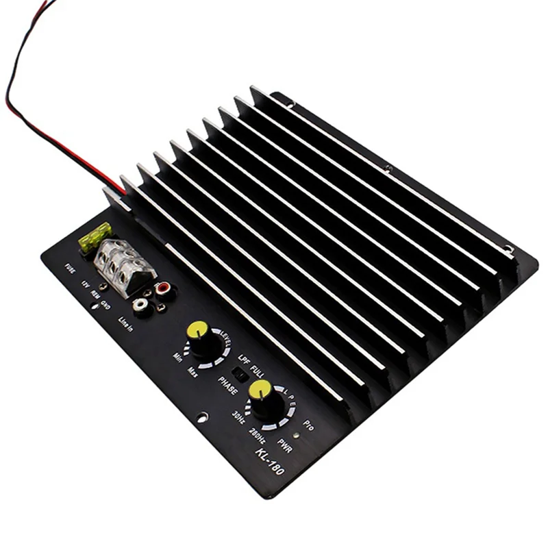 

WORTHOWN-Car Audio Single Channel Amplifier Car Amplifier 1000W12V Subwoofer Amplifier Board KL-180 Amplifier