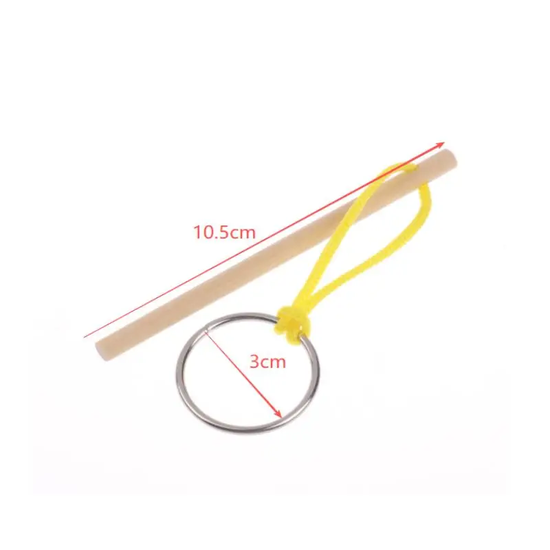 Varita mágica IQ Stick para entrenamiento cerebral, con cuerda y anillo de Metal, juego de rompecabezas educativo, desarrollo cognitivo, juego de entrenamiento cerebral