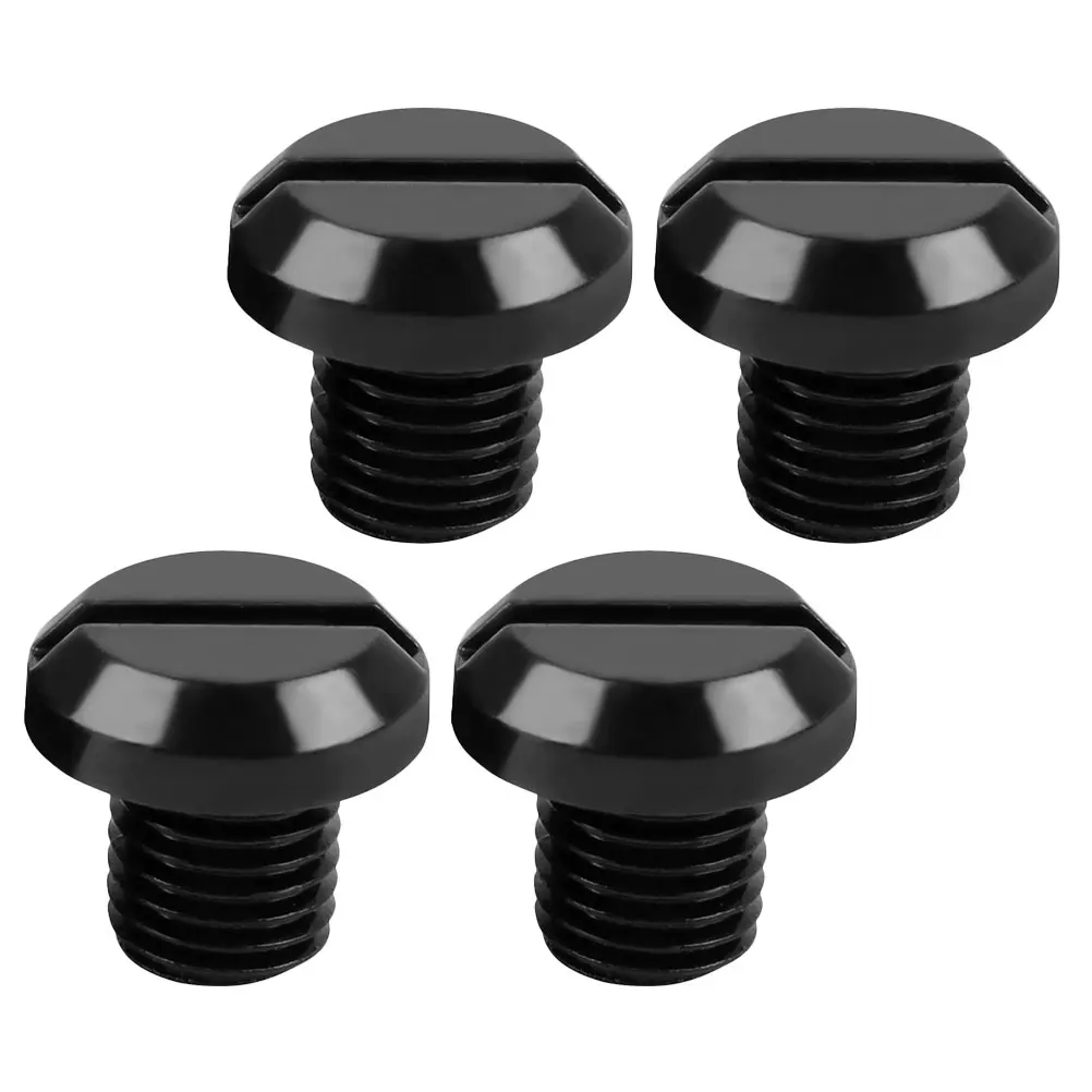 

4 Pcs Black 10mm Right Thread Decorative Screws Mirror Hole Plugs Caps Aluminum Alloy Motorcycle Side Mirror Parts Accessories