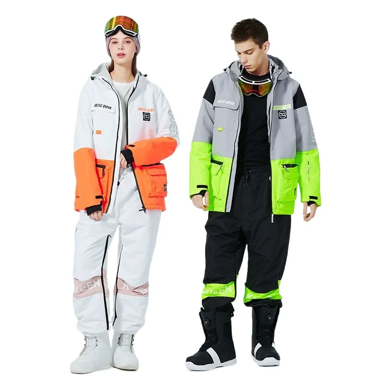 Genuine New Ski Suit, Korean Version Winter Single Ski Pants, Thickened Warm Mountaineering Suit