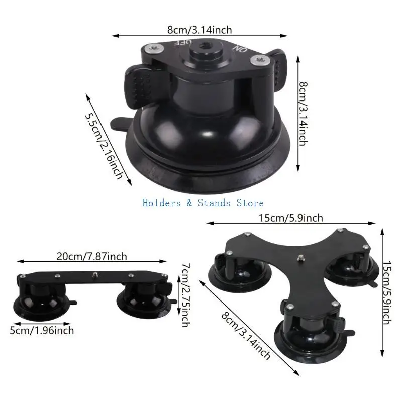 Y4UE SUSTIC CUP COFENT MONTEMPLE DASHCAM 1/4 ВИНТА НИЗКА ДАПАСНЫЕ Держащики Держатель камеры Video Actorers Stand Accessories