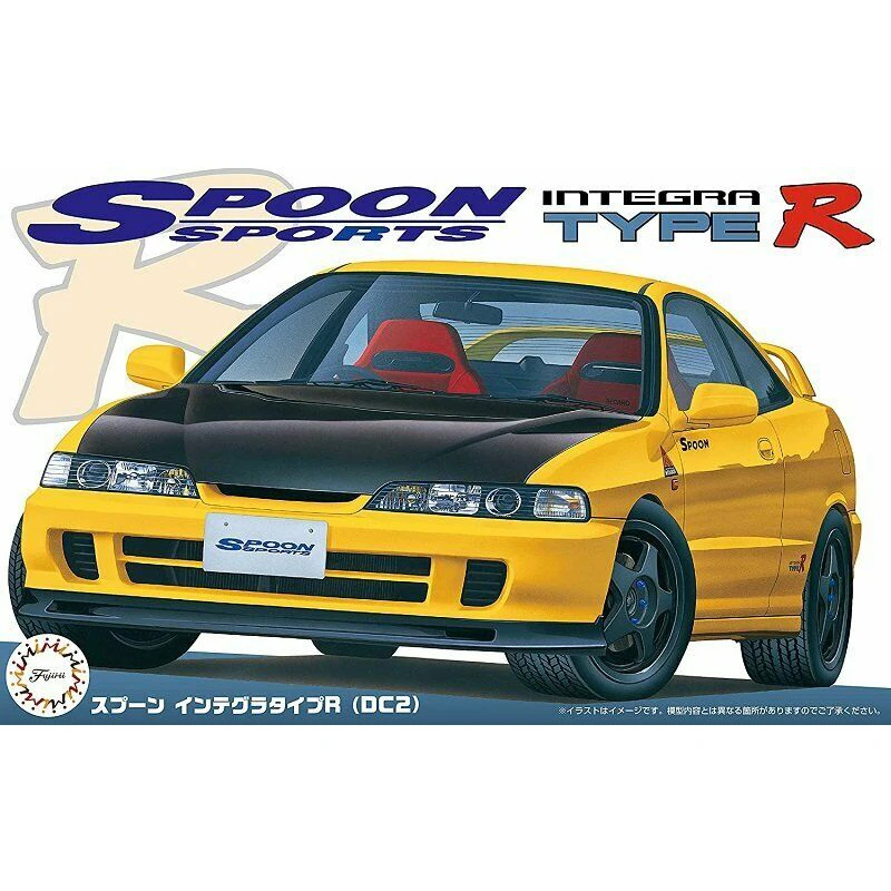 

Игрушечная модель автомобиля в сборе Fujimi 04634, масштаб 1/24 для Honda, ложка, Интегральная машинка, набор моделей