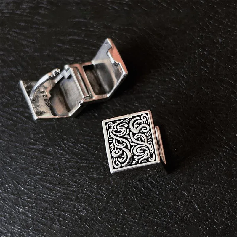 XIYANIKE Creative Floral Square Ear Clasp Earrings For Women Girl Fashion New Retro Jewelry Friend Gift Party серьги же