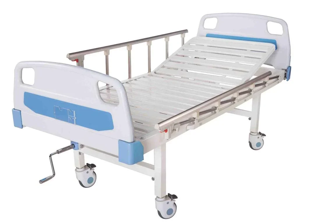 Manual Single Crank Function Hospital Bed Cheap Hospital Patient Bed Direct Factory Price