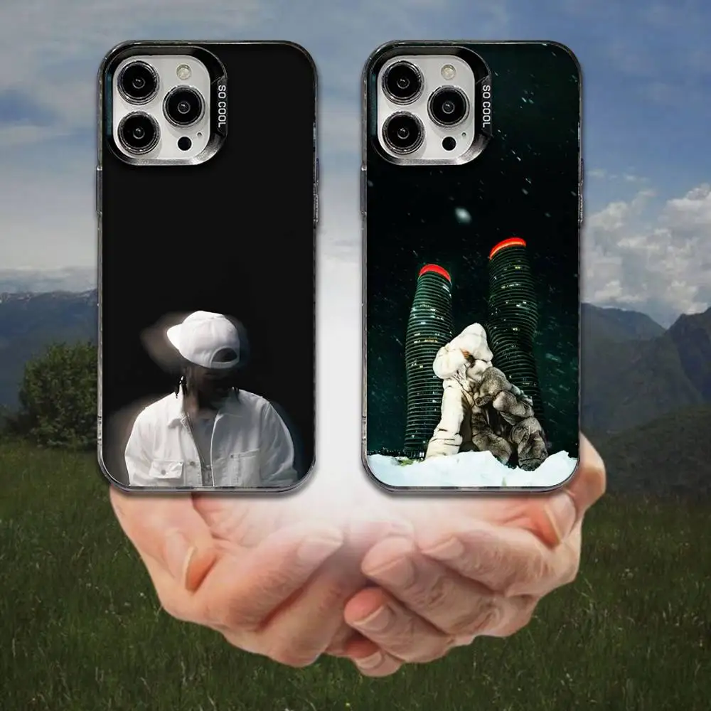 

Partynextdoor COLOURS Phone Case For iPhone 16,15,14,13,12,11,8,7,Pro,Max,Plus,Mini,XS,SE Anti Fall Black Matte Hard