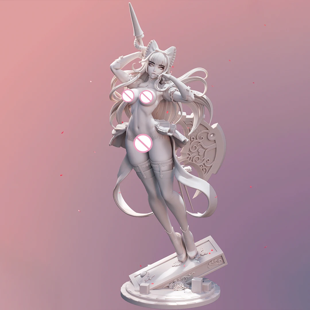 1/24=75mm,1/18=100mm,1/16=120mm)3D printing，SFW，miniature model resin figures, Unassembled and unpainted kits collect