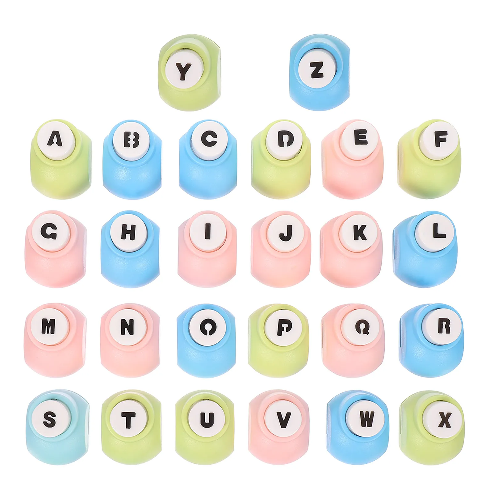 

1Set Metal Plastic Alphabet Letter Punch Set Embossing Craft Tool for DIY Cards Scrapbooking Paper Fabric Projects