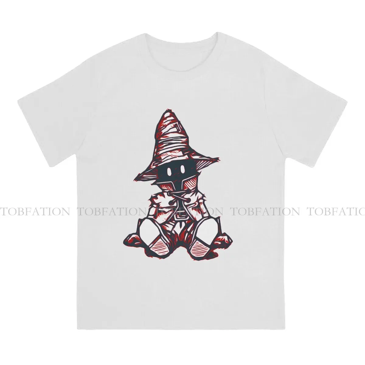 Vivi Hipster TShirts Final Fantasy Game Men Style Pure Cotton Tops T Shirt O Neck Oversized