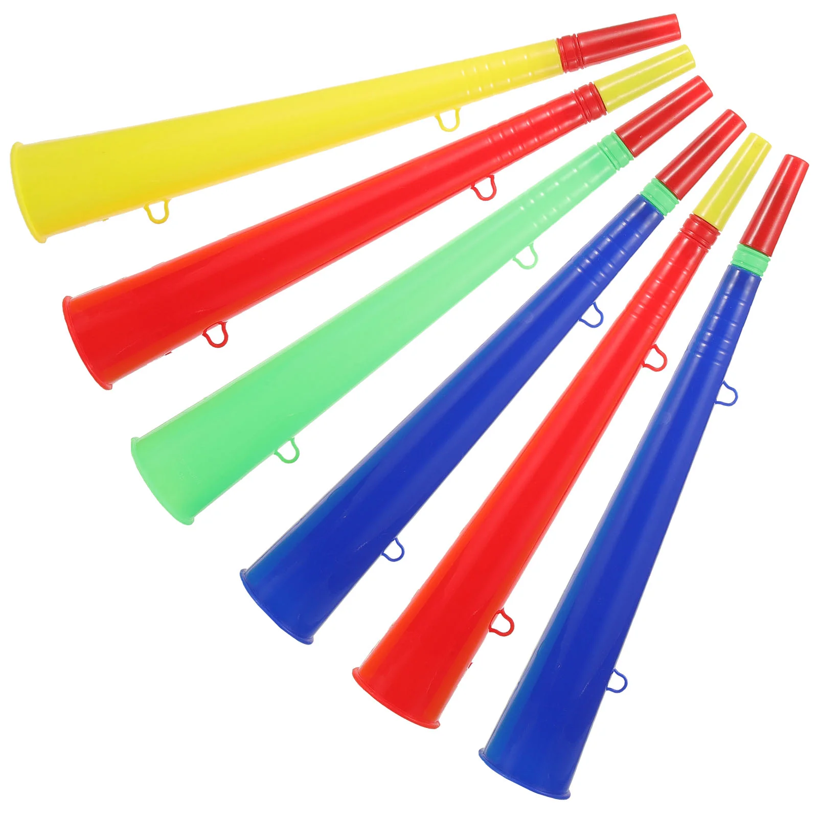 

6PCS Sports Game Plastic Trumpet Fans Props Party Concert Horn Ornaments (Random Color) sports fans trumpet