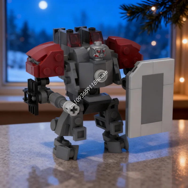 132 Piezas MOC Icons Heavy Devastator Helldivers 2, Bloques de Construcción de Modelos, Regalo de Navidad, Idea Creativa, Juguetes Educativos