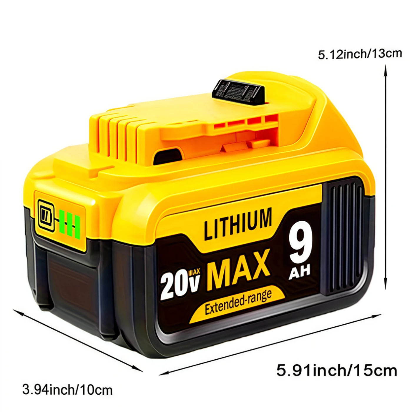 

20V Compatible with DeWalt lithium battery 18V/20V universal lithium battery DCB115 DCB118 DCG405 DCF512 DCD805 DCF887 battery