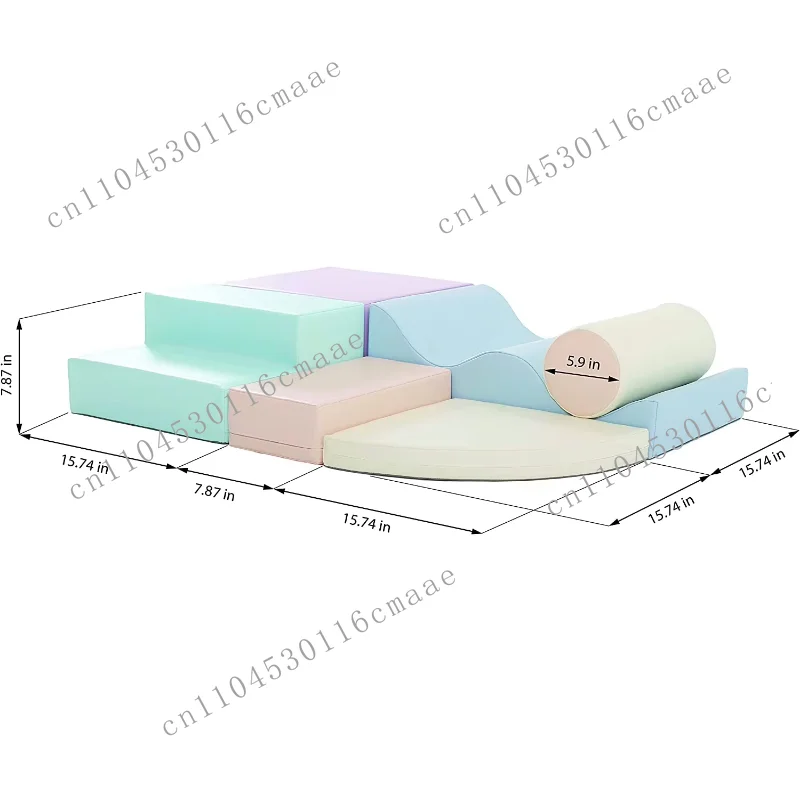 NUOVO parco giochi per bambini in schiuma morbida per arrampicata e gattonare