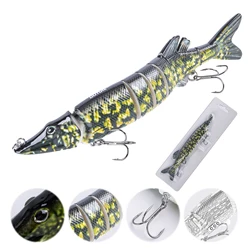 Goture Lifelike Big Size Multi Jointed Fishing Lure Swimbait 12.5cm 20cm 19g 60g Hard Baits Wobbler Tackle Sinking Crankbait