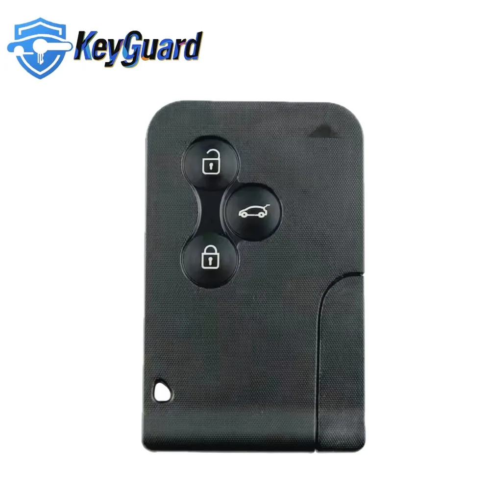 Keyguard مفتاح لرينو كليو لوجان ميجان 2 3 كوليوس ذات المناظر الطبيعية الخلابة 3 أزرار حافظة مفتاح بعيد مفتاح صغير استبدال البطاقة الذكية