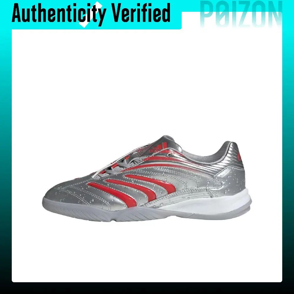 Adidas x Coca Cola Predator Sala Soccer Shoes Unisex Gray Red KH6906