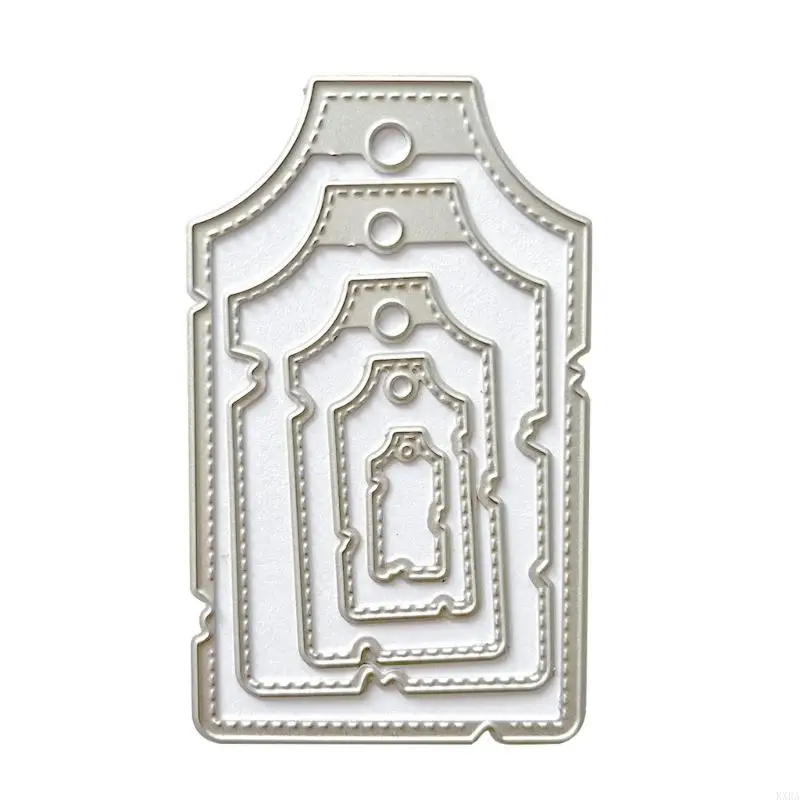 

KXRA Hanging Tags Metal Die Cuts for Card Making Scrapbooking Paper Craft Template