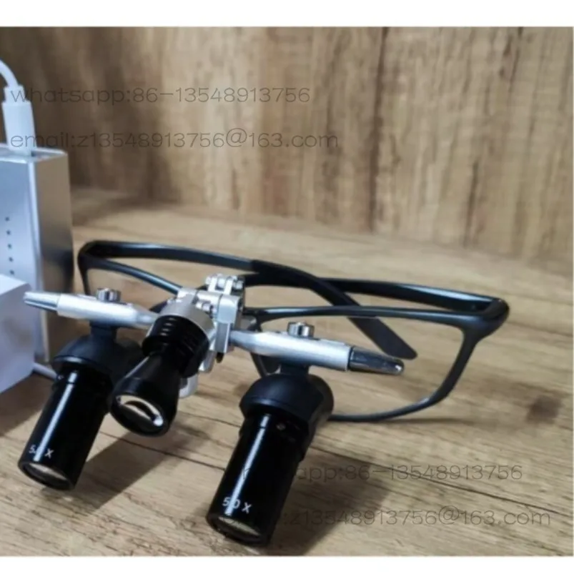 Head-mounted oral magnifying glass/binocular magnifying glass