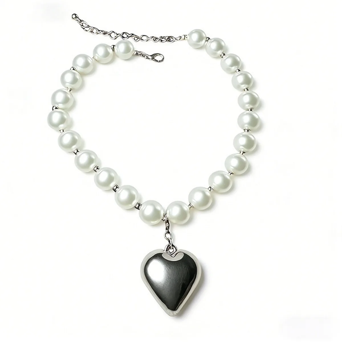 Black Teardrop Crystal YNecklace Dainty Beaded Chain Gothic Elegant Women Daily Party Fashion Accessory