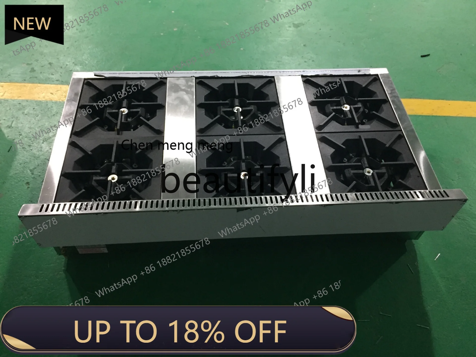 

Z189 Tabletop Gas Six-Burner Clay Pot Stove Breakfast Shop Clay Pot Soup Noodle Stove Commercial Catering Equipment Manufacturer