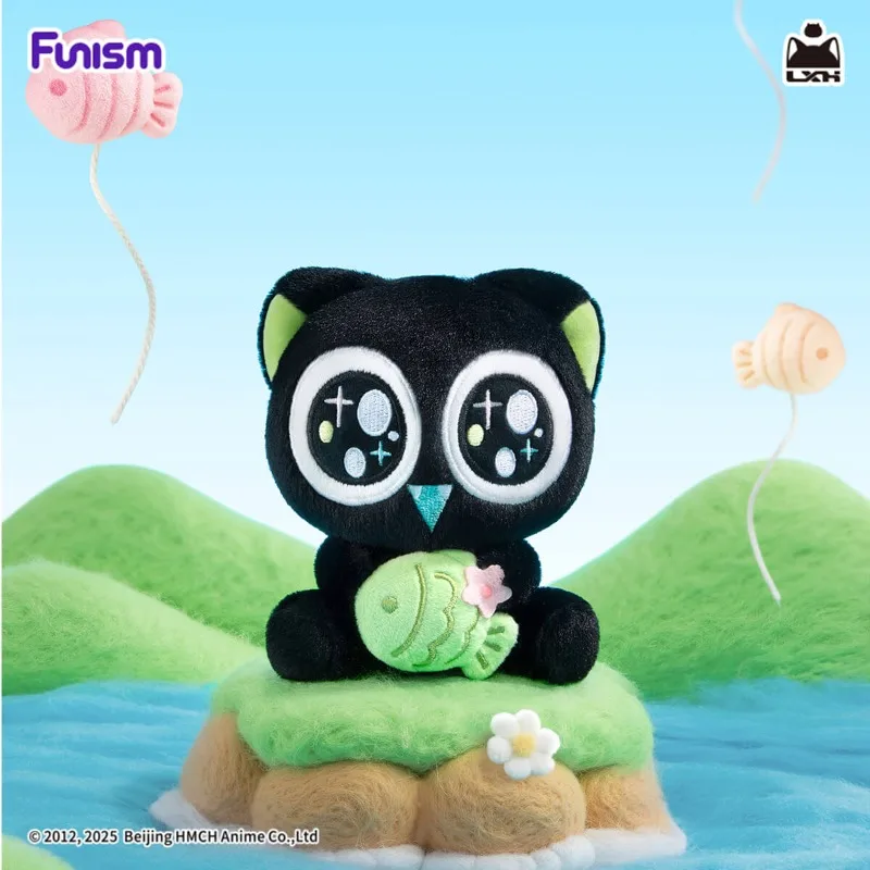 FUNISM Luo Xiaohei Hug Serie Plüsch Anhänger Serie Blind Box Figuren Action Spielzeug Figur Geburtstag Geschenk Kind Spielzeug