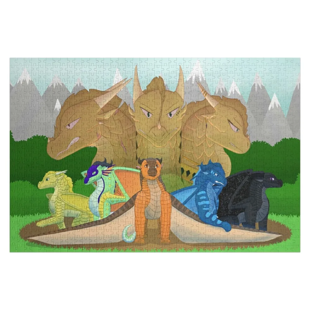 

Wings of Fire (First Arc Poster) Jigsaw Puzzle Toddler Toys Jigsaw Custom Puzzle