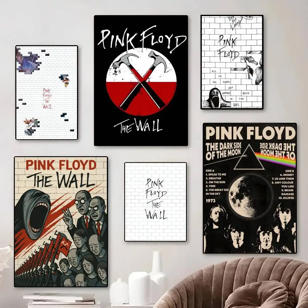 Pink Floyd The Wall  Self-adhesive Home Wall Decor Dorm Room Bedroom Living Room Decorative Birthday Gift