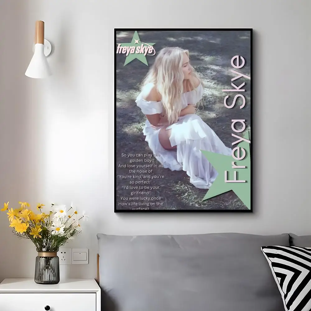 indie singer f-freya Skye Poster Modern Luxury Wall Poster Home Decor Space Enhancer