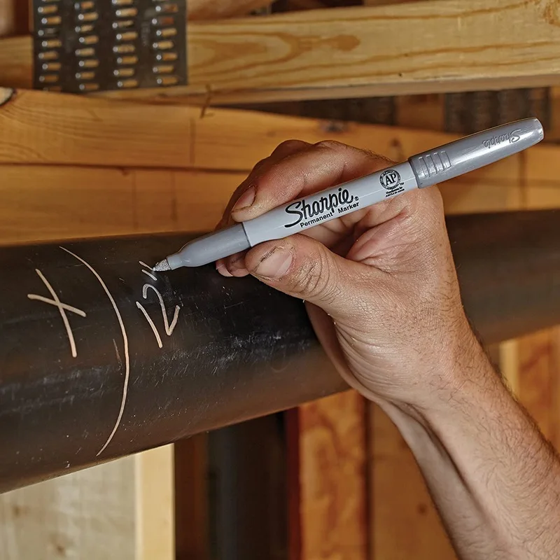 New Gold Silver Markers Pen Sharpie Metallic Waterproof Permanent Craftwork per legno Plastic Metal Glas Paint Writing Stationery