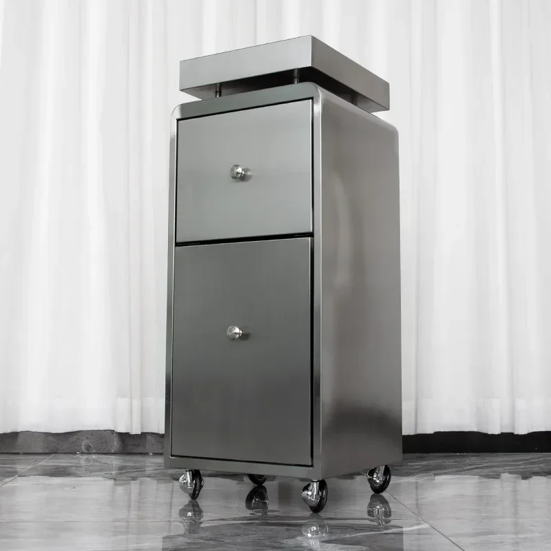 Hair Salon Tool Cabinet for Hair Salon Hair Cutting Barber Shop Storage Rack Drawer with Fan Hole Super Large Space